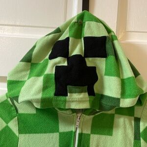 Minecraft footie pajamas, size unknown